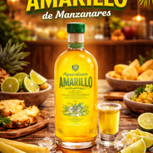 Aguardiente Amarillo de manzanares 750ml Al clima