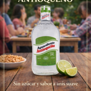 Aguardiente Antioqueño verde botella 750ml Al clima