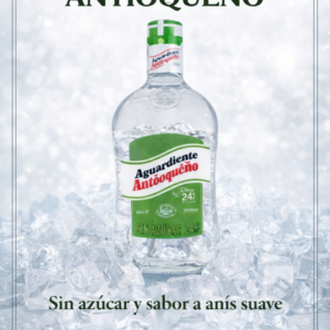 Aguardiente Antioqueño verde botella 750ml Fria