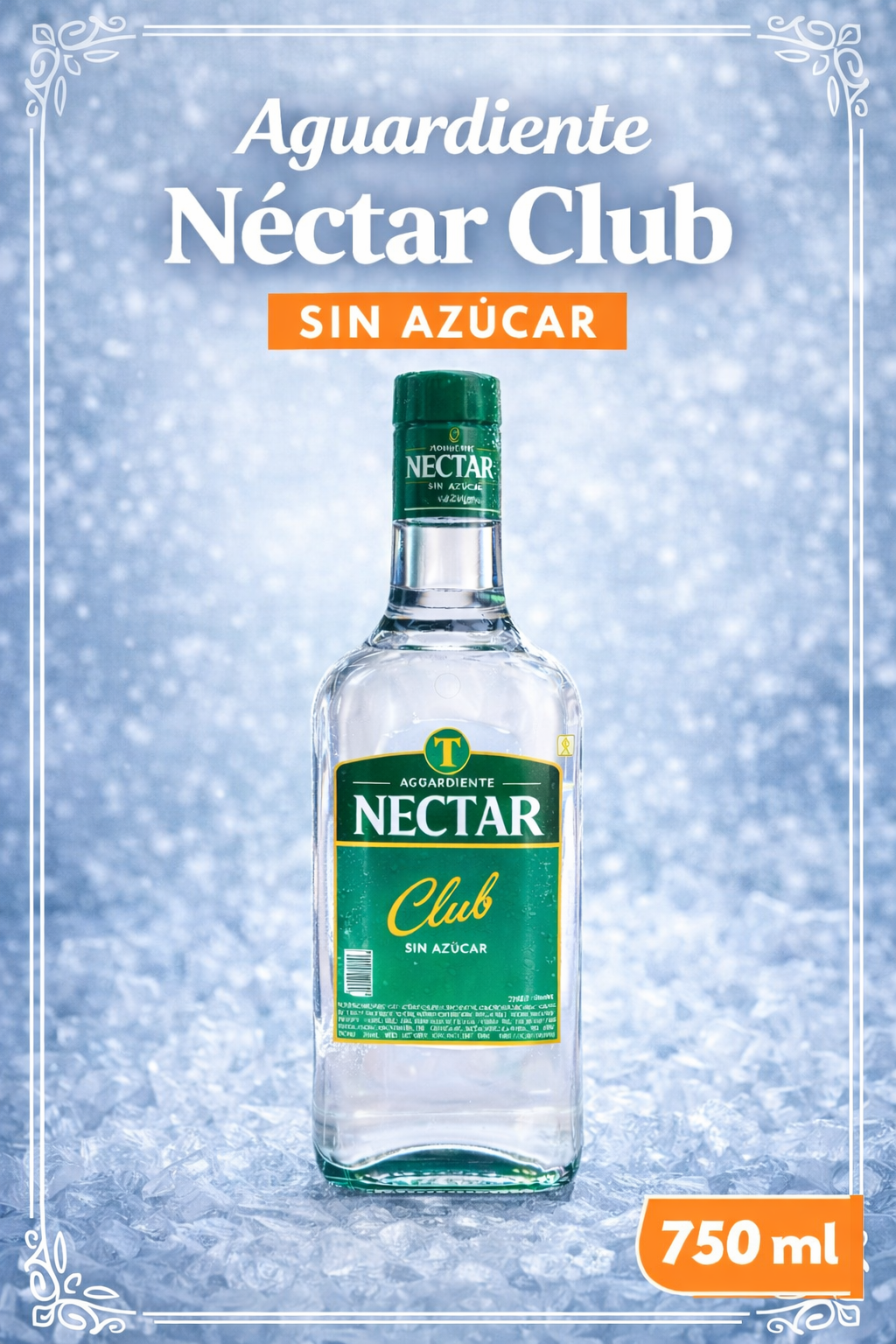 Aguardiente Nectar Verde 750ml Fria