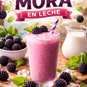 Jugo Mora en Leche