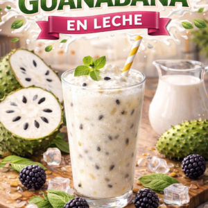 Jugo Guanabana en Leche
