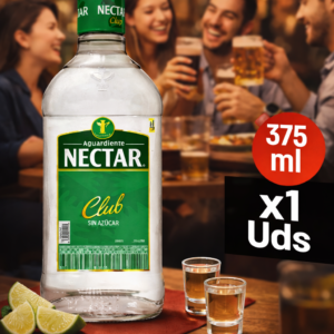 Aguardiente Nectar Verde 375 ml Al clima